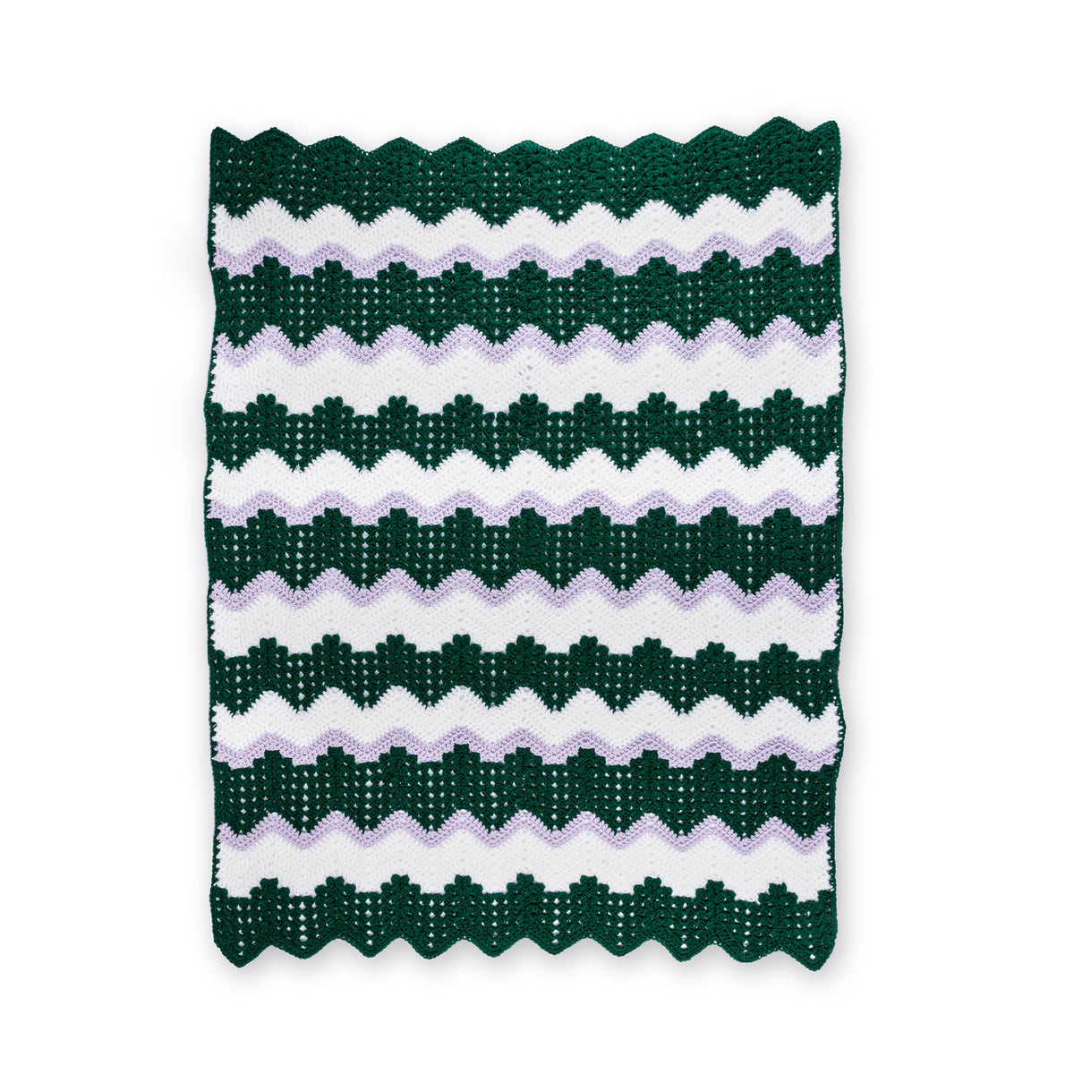 Love You Forever Crochet Blanket made using Red Heart yarn