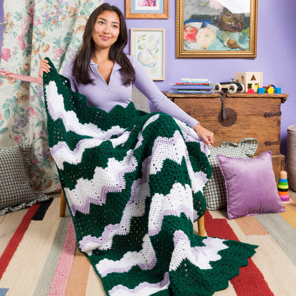 Red Heart Love You Forever Crochet Blanket Love You Forever Crochet Blanket made using Red Heart yarn