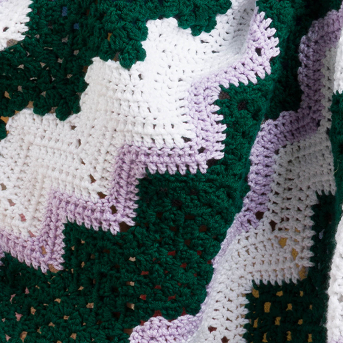 Love You Forever Crochet Blanket made using Red Heart yarn