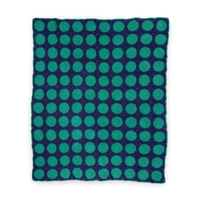 Red Heart Dotted Duet Crochet Blanket Dotted Duet Crochet Blanket made using Red Heart yarn