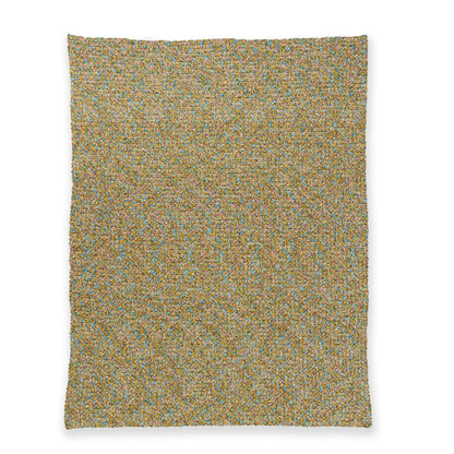 Red Heart Flowing Texture Crochet Blanket Flowing Texture Crochet Blanket made using Red Heart yarn on a white background