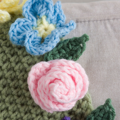 Red Heart Crochet Blooming Bouquet Blanket Crochet Blooming Bouquet Blanket made using Red Heart yarn
