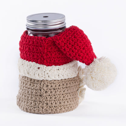 Red Heart Crochet Jolly Jar Cozy Red Heart Crochet Jolly Jar Cozy