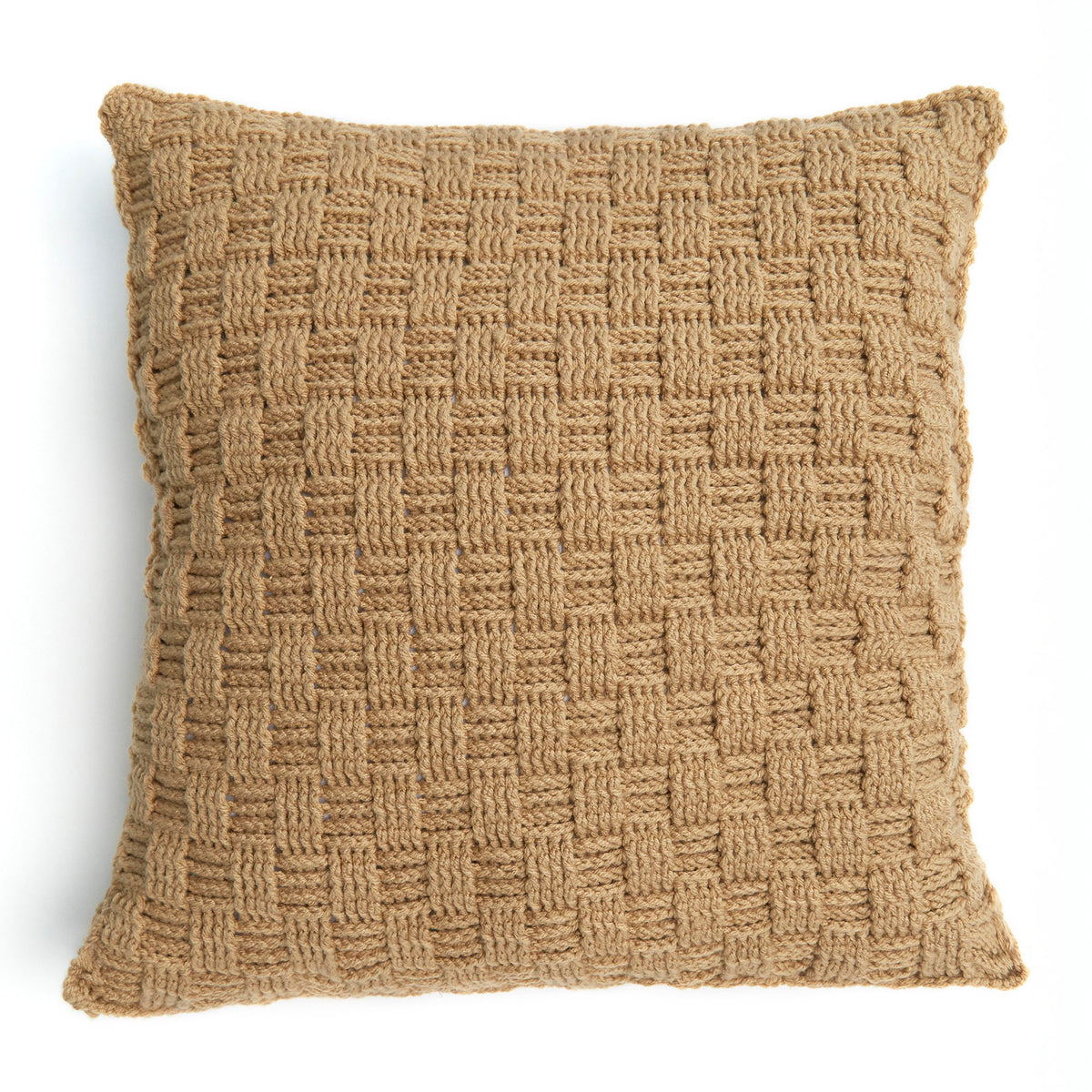 Crochet My Way Pillow made using Red Heart yarn