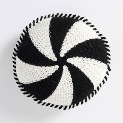 Red Heart Spooky Swirl Crochet Pillow Spooky Swirl Crochet Pillow made using Red Heart yarn