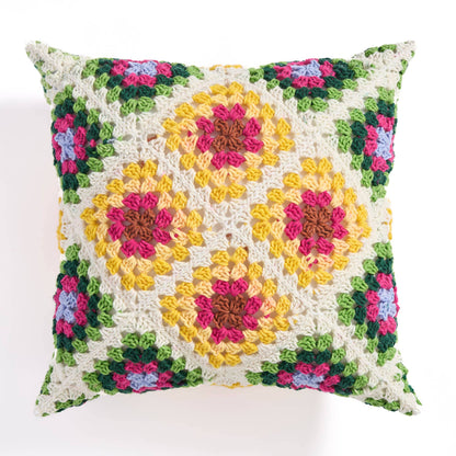 Red Heart Rest Easy Crochet Pillow Rest Easy Crochet Pillow made using Red Heart yarn