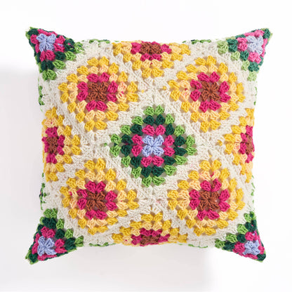 Red Heart Rest Easy Crochet Pillow Rest Easy Crochet Pillow made using Red Heart yarn