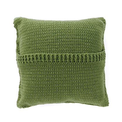 Red Heart Crochet Quilt Pillow Crochet Quilt Pillow made using Red Heart yarn