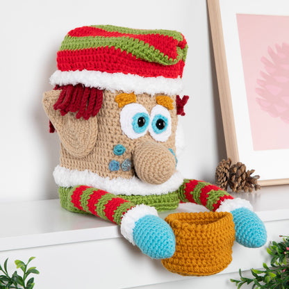 Red Heart Crochet Sniffle Stations Crochet Holiday Décor made in Red Heart Yarn