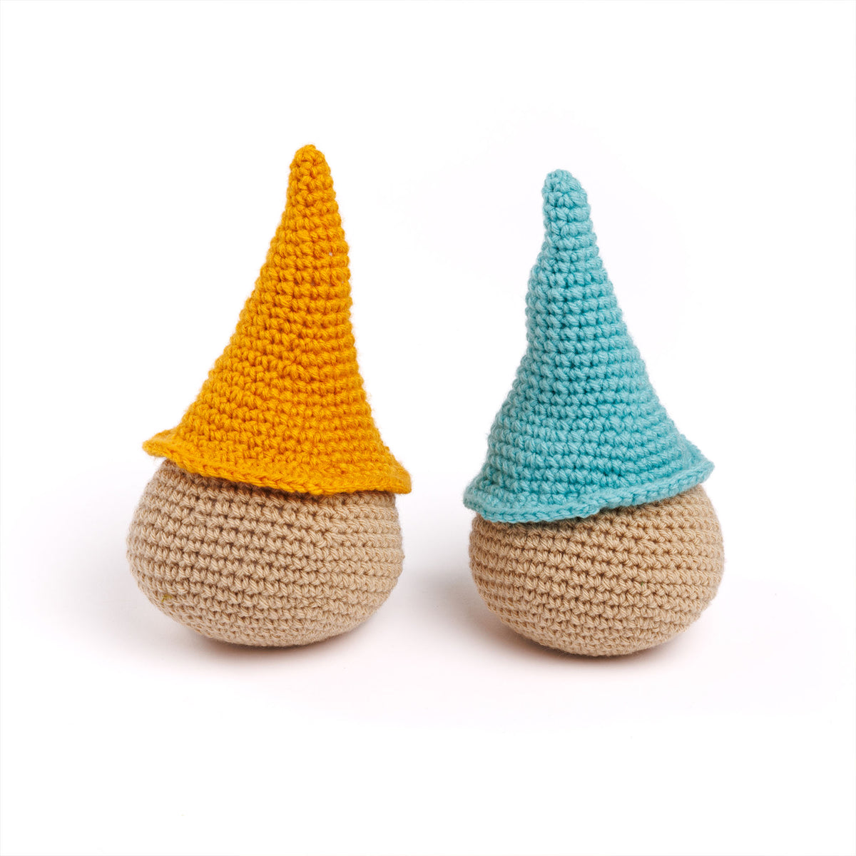 Crochet Sleepy & Sneezy Characters made using Red Heart yarn