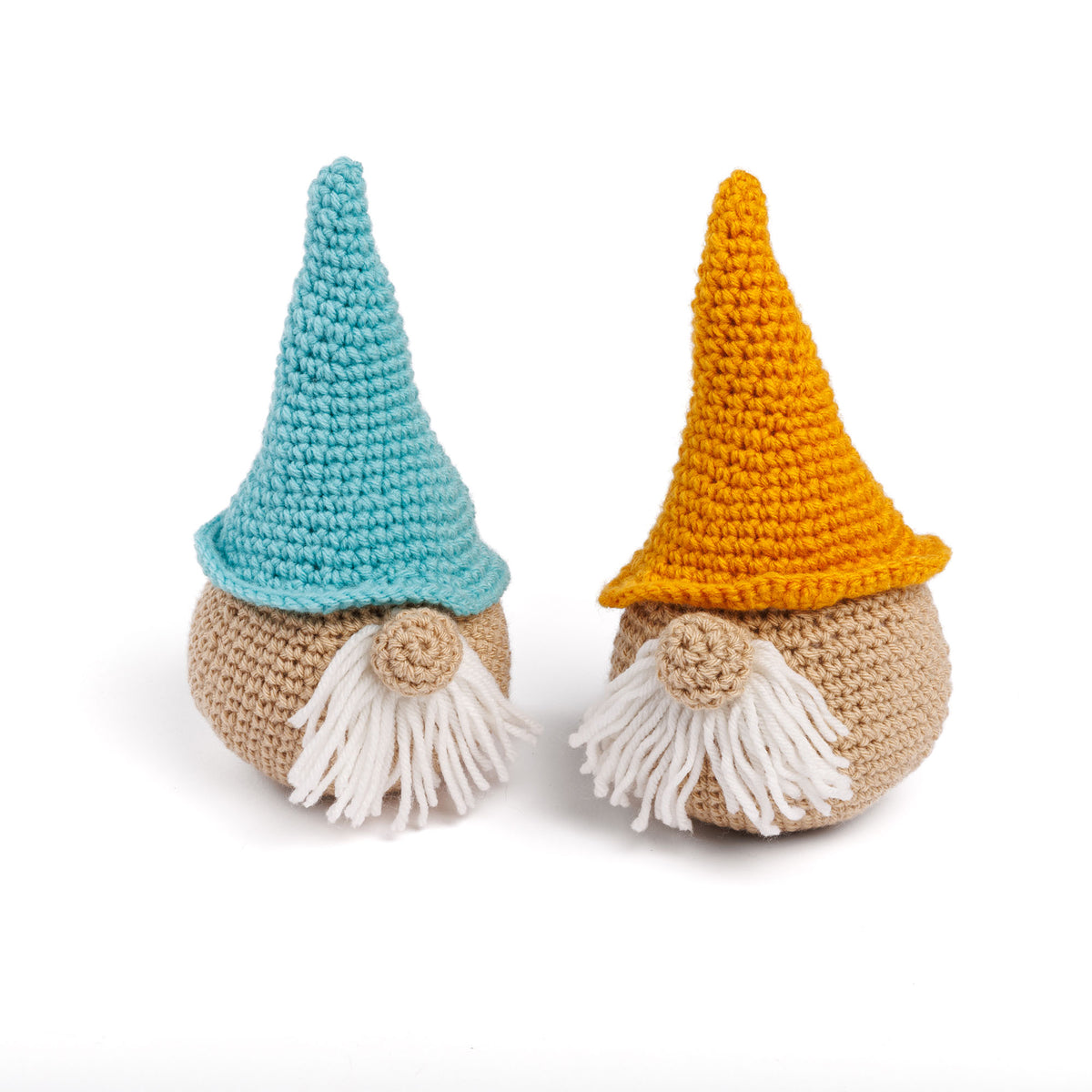 Crochet Sleepy & Sneezy Characters made using Red Heart yarn