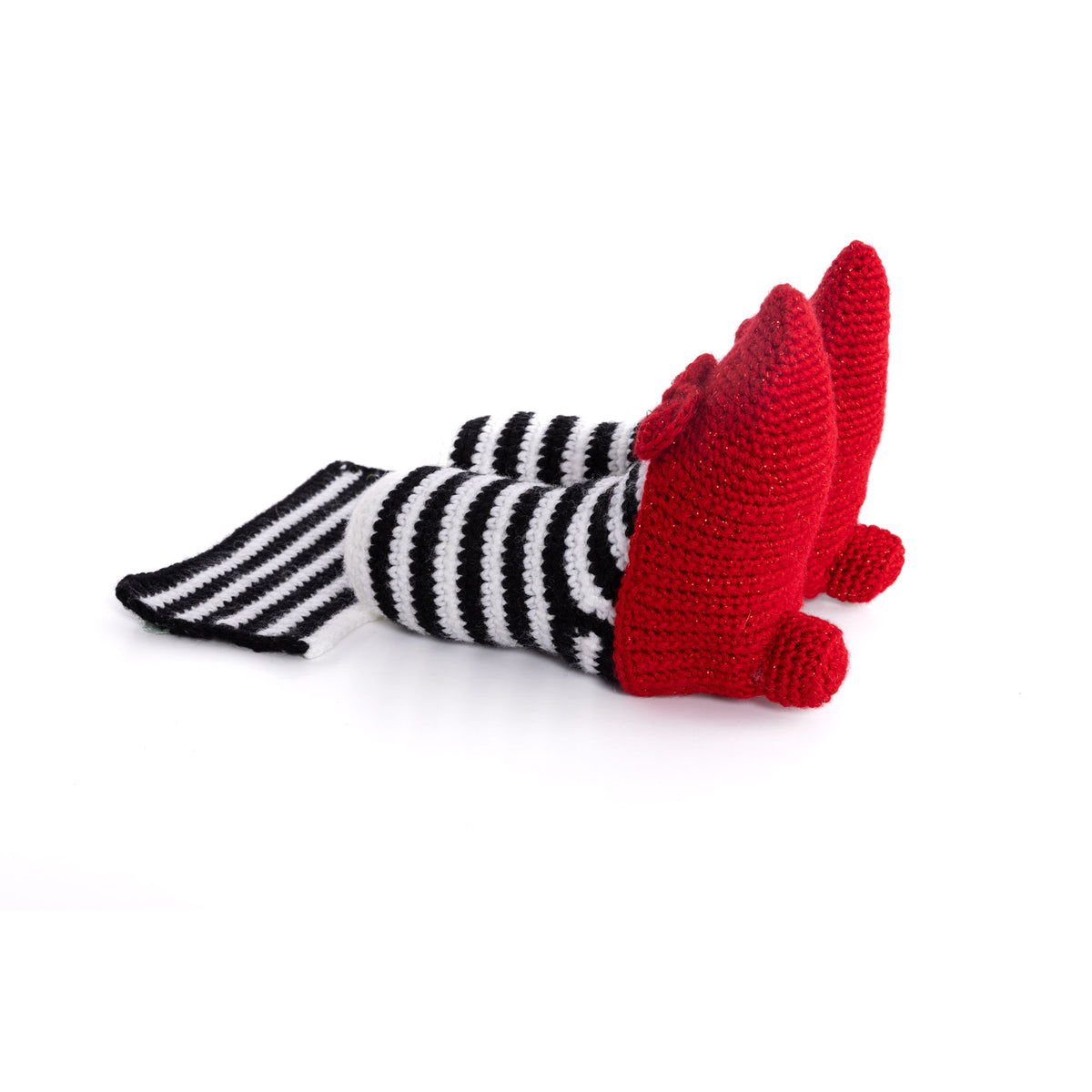 Crochet A Bizarre And Unexpected Twister Of Fate Witch Feet made using Red Heart yarn