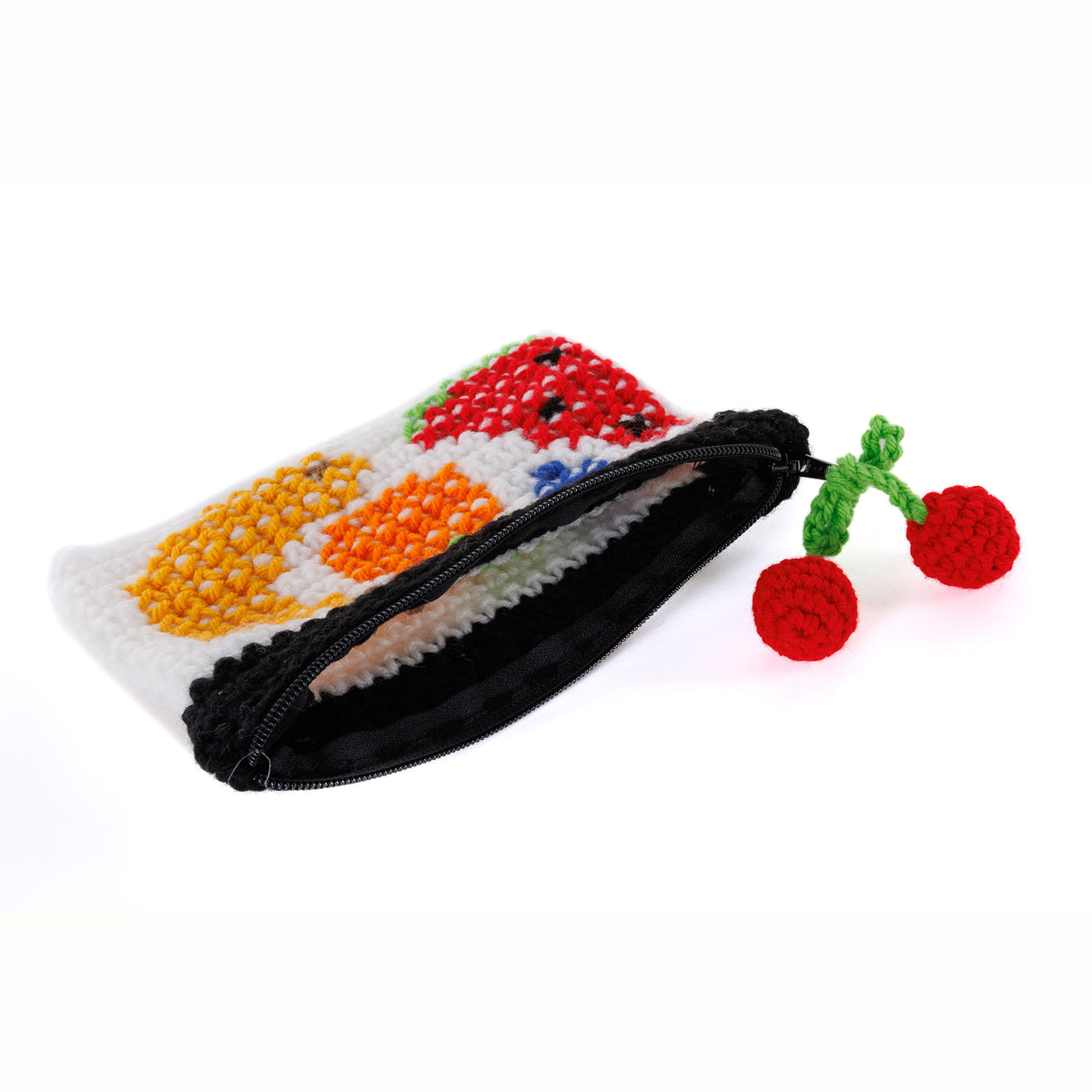 Crochet Pack A Punch Pouch made using Red Heart yarn