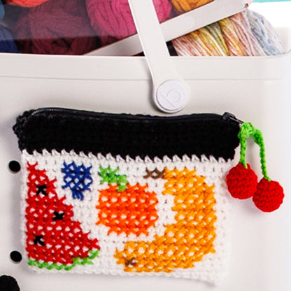 Red Heart Crochet Pack a Punch Pouch Crochet Pack A Punch Pouch made using Red Heart yarn