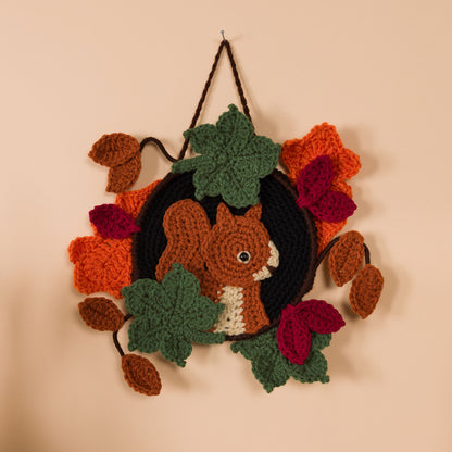 Red Heart Fall Friend Crochet Wreath Red Heart Fall Friend Crochet Wreath