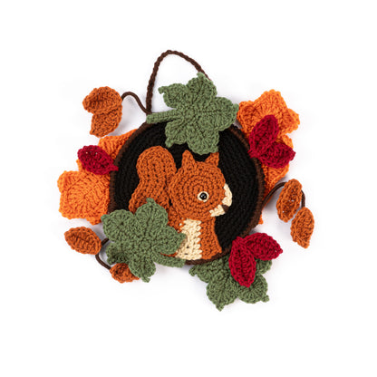 Red Heart Fall Friend Crochet Wreath Red Heart Fall Friend Crochet Wreath