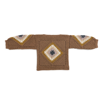 Red Heart Playing with Diamonds Crochet Pullover Playing With Diamonds Crochet Pullover made using Red Heart yarn