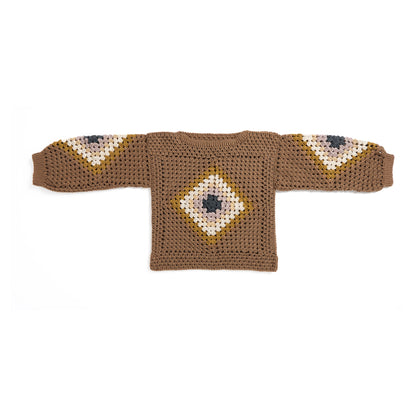 Red Heart Playing with Diamonds Crochet Pullover Playing With Diamonds Crochet Pullover made using Red Heart yarn