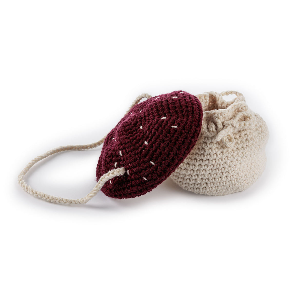 Forest Forage Crochet Bag made using Red Heart yarn