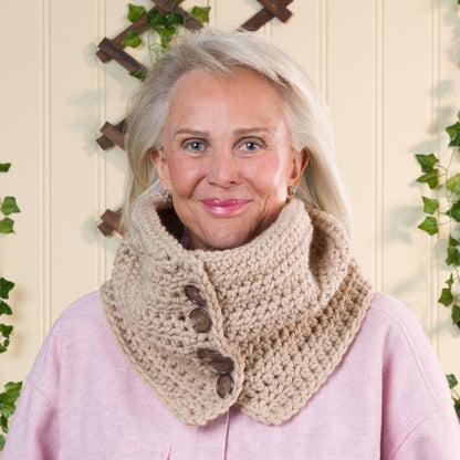 Red Heart Crochet Button-Up Cowl Red Heart Crochet Button-Up Cowl