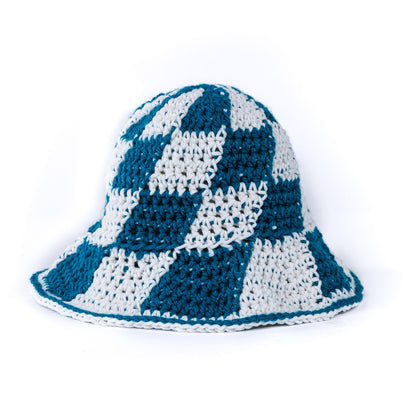 Red Heart Crochet Glow-y Checkerboard Hat Crochet Glow-Y Checkerboard Hat made using Red Heart yarn