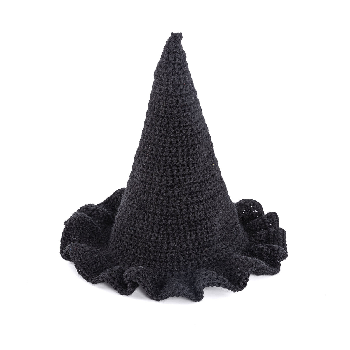 Crochet Witchy Hat made using Red Heart yarn