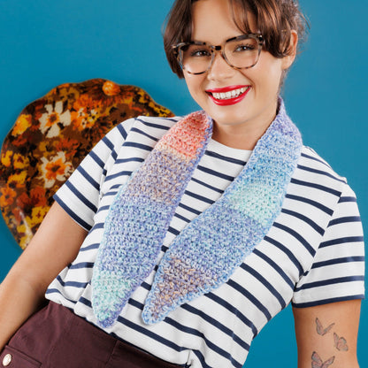 Red Heart Fine Line Crochet Scarf Fine Line Crochet Scarf made using Red Heart yarn