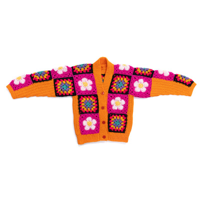 Red Heart Crochet Patchwork Jacket Version 2