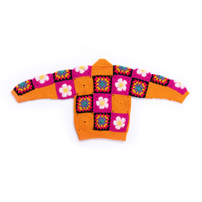 Red Heart Crochet Patchwork Jacket Version 2