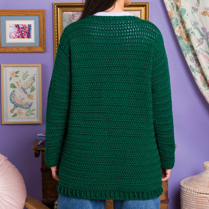 Red Heart Crochet Snuggle Sweater Crochet Snuggle Sweater made using Red Heart yarn