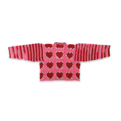 Red Heart Crochet Party Hearty Cardi Crochet Party Hearty Cardi made using Red Heart yarn