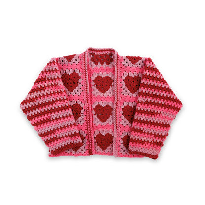 Red Heart Crochet Party Hearty Cardi Crochet Party Hearty Cardi made using Red Heart yarn
