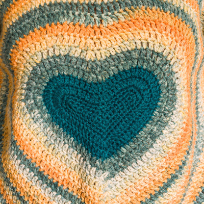 Red Heart Crochet From The Heart Sweater Crochet From The Heart Sweater made using Red Heart yarn