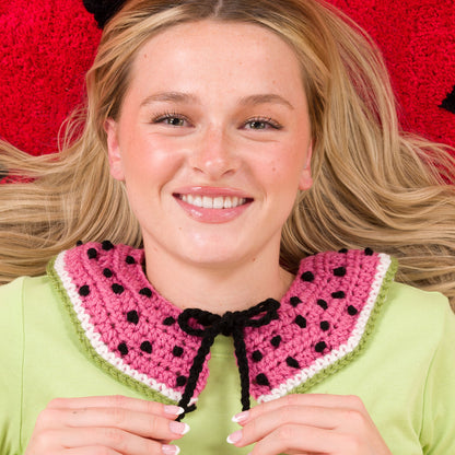 Red Heart Seeds in the Sun Crochet Collar Seeds In The Sun Crochet Collar made using Red Heart yarn