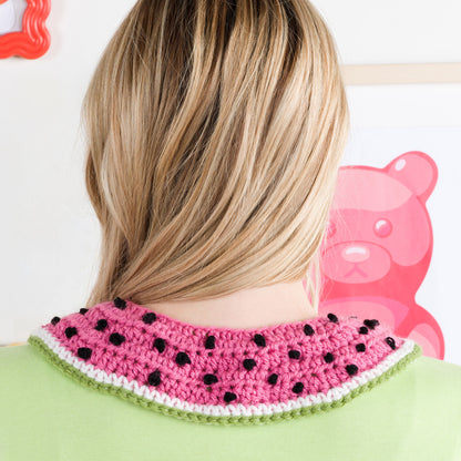 Red Heart Seeds in the Sun Crochet Collar Seeds In The Sun Crochet Collar made using Red Heart yarn