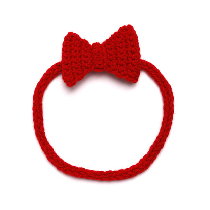 Red Heart Crochet Sweetheart Bow Headband Crochet Sweetheart Bow Headband made using Red Heart yarn