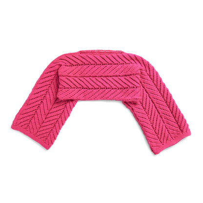 Red Heart Sunray Panels Knit Shrug Knit Shrug made in Red Heart Yarn