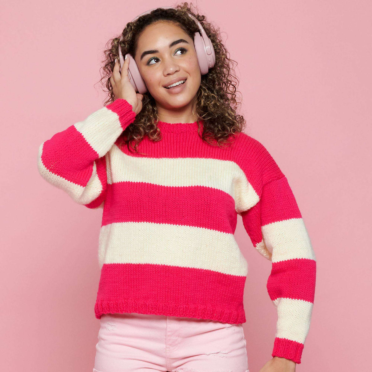 Knit  made in Red Heart Super Saver yarn