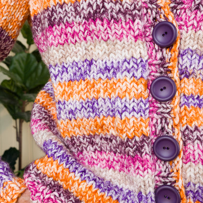 Red Heart Take it Easy Knit Cardigan Red Heart Take it Easy Knit Cardigan