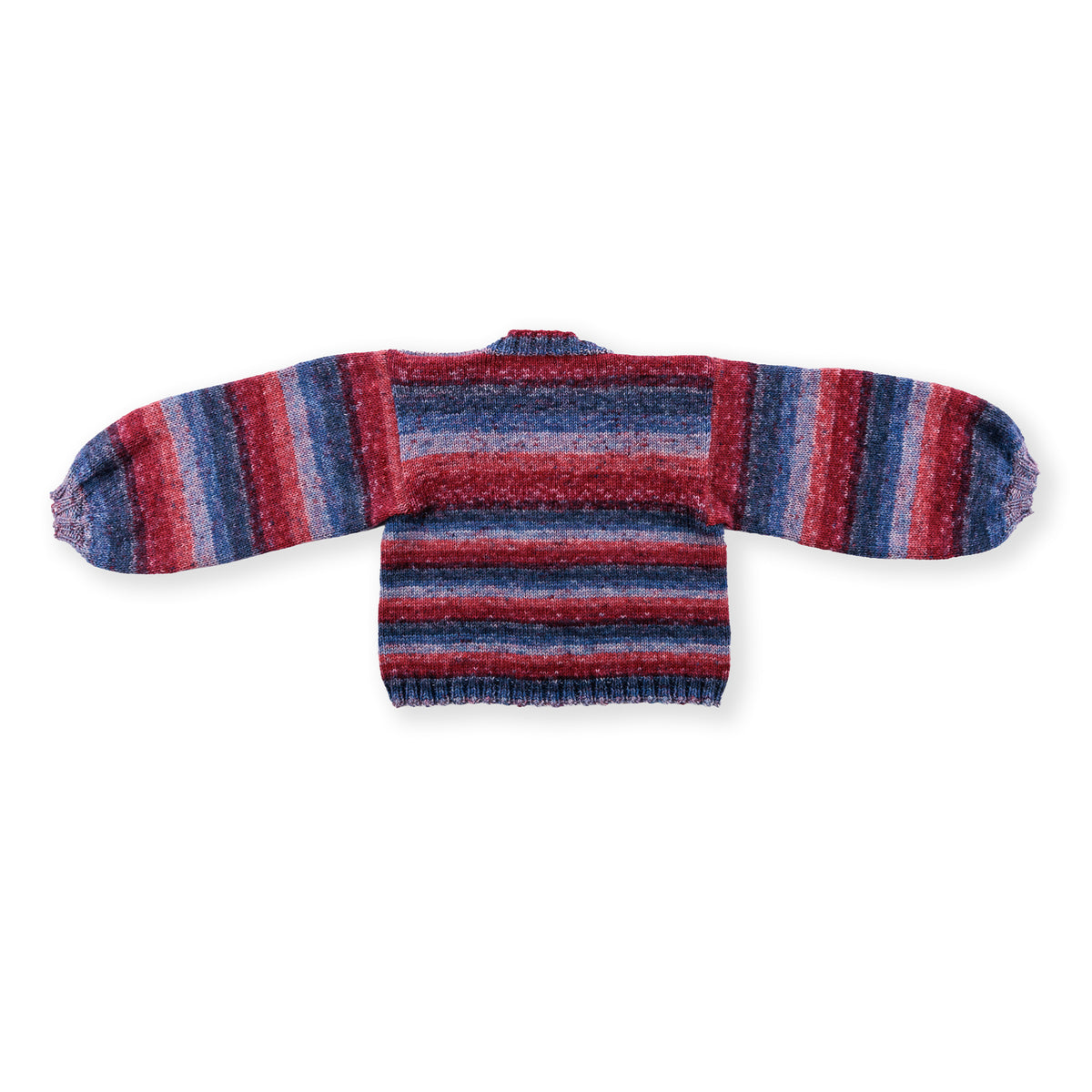 Knifty Knit Cardigan made using Red Heart yarn