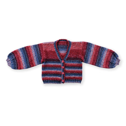 Red Heart Knifty Knit Cardigan Knifty Knit Cardigan made using Red Heart yarn