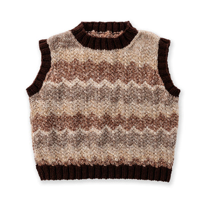 Red Heart Knit Ziggy Vest Version 2