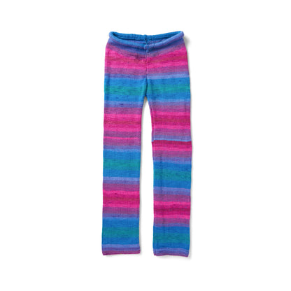 Red Heart Knit Super Stripes Pants Knit Pant made in Red Heart Yarn