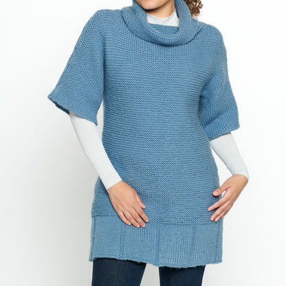 Red Heart Mags Garter Stitch Knit Tunic Knit Tunic made in Red Heart Super Saver Brushed Yarn