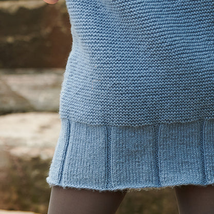 Red Heart Mags Garter Stitch Knit Tunic Knit Tunic made in Red Heart Super Saver Brushed Yarn
