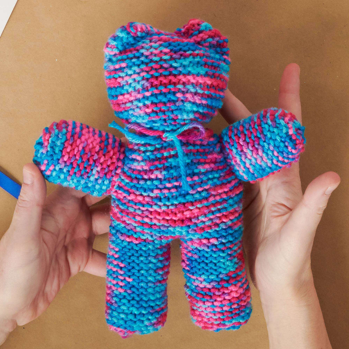 Knit  made in Red Heart Super Saver yarn