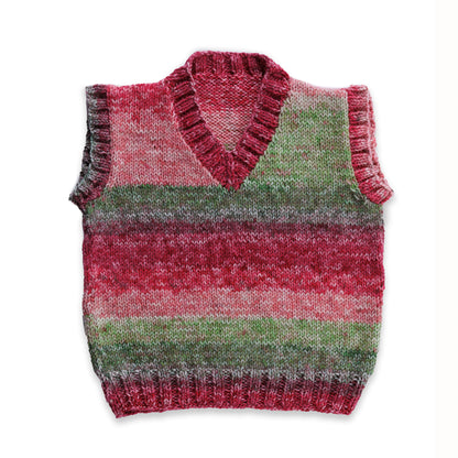 Red Heart Vest Day Ever Knit Vest Vest Day Ever Knit Vest made using Red Heart yarn
