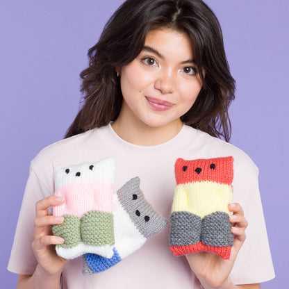 Red Heart Knit Square Stuffies All Variants