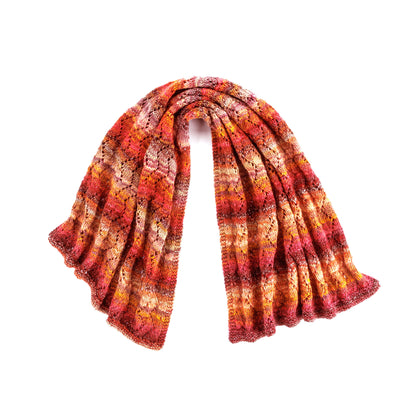 Red Heart Knit Chevron Eyelets Shawl Knit Chevron Eyelets Shawl made using Red Heart yarn