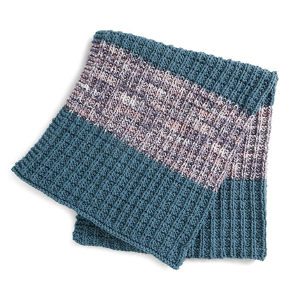 Red Heart Quick & Cozy Knit Blanket Knit  made in Red Heart Super Saver yarn